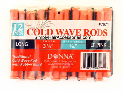 Donna 5/16" Long Cold Wave Rods - 12 Pcs.