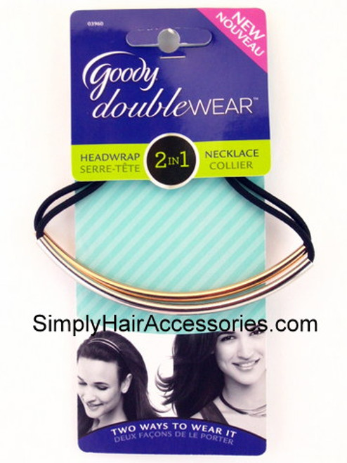 Goody Doublewear 2 In 1 Headwrap-Necklace - 1 Pc.