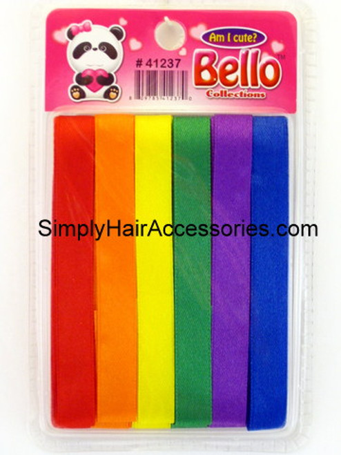 Bello Assorted Hair Ribbons - 6 Pcs. (41237)