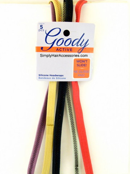 2 of 864
Goody Slideproof Silicone Head Bands - 5 Pcs.