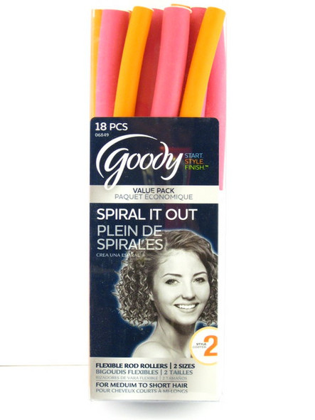Goody Flexible Rod Rollers - 18 Pcs.