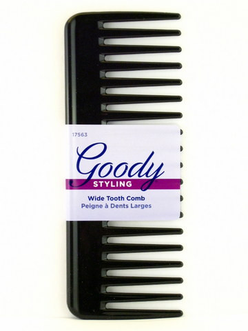 Goody Mini Wide Tooth Hair Comb - Black