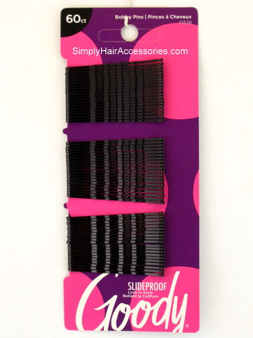 Goody Black Bobby Hair Pins - 60 Pcs.