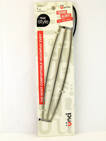 Scunci Real Style No Slip Grip Head Wrap - 1 Pc.