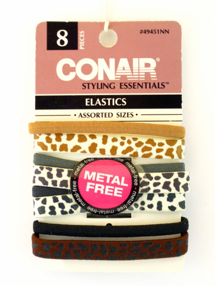 Conair Styling Essentials Hair Elastics - 8 Pcs.
