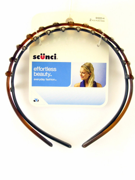 Scunci Spike Head Bands - 2 Pcs.