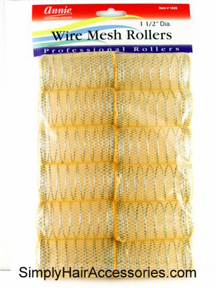 Annie 1-1/2" XL Wire Mesh Hair Rollers