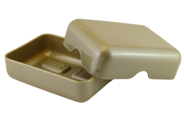 Goody Plastic Travel Soap Dish - Beige