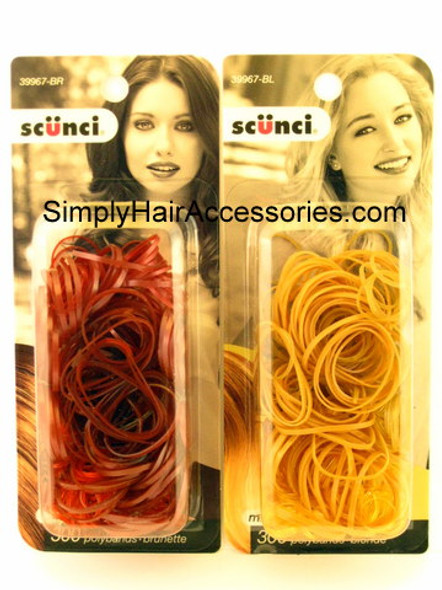 Scunci Mixed Size Polyband Hair Elastics