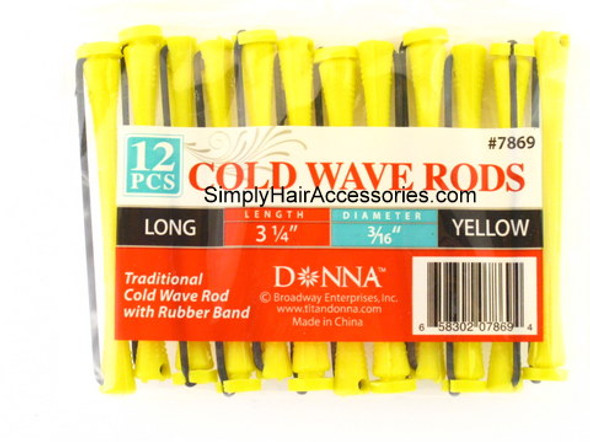 Donna 3/16" Long Cold Wave Perm Rods