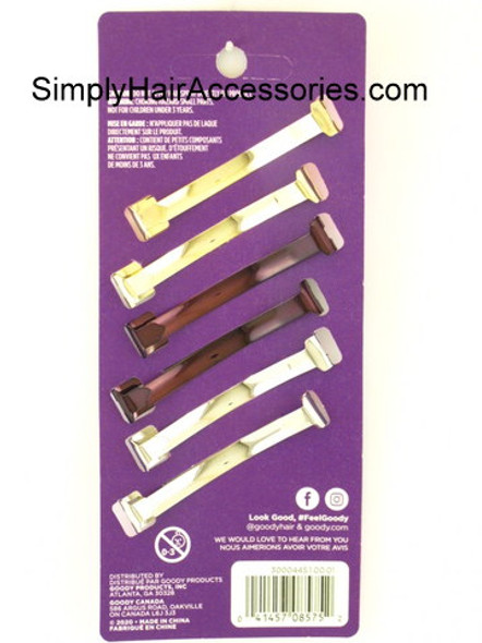 Goody Staytight Double Bar Metal Hair Barrettes