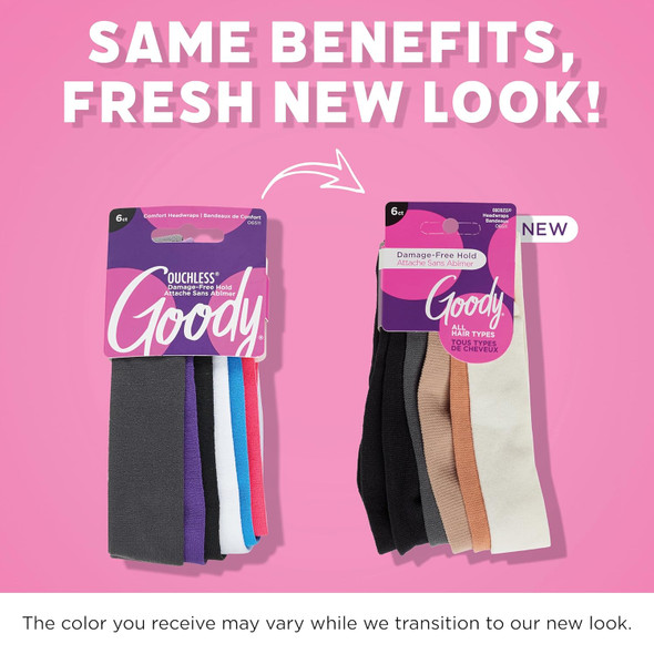 Goody Ouchless Head Wraps - 6 Pcs.