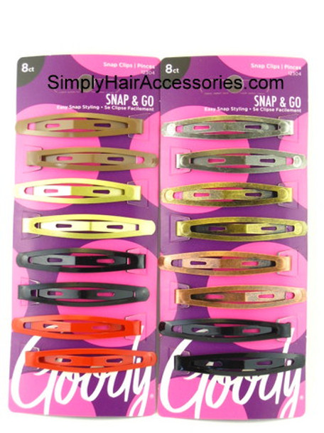 Goody Metal Snap Clips - 8 Pcs.