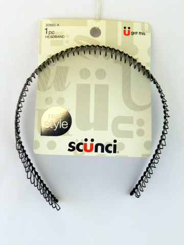 Scunci Real Style Metal Comb Head Band - 1 Pc.