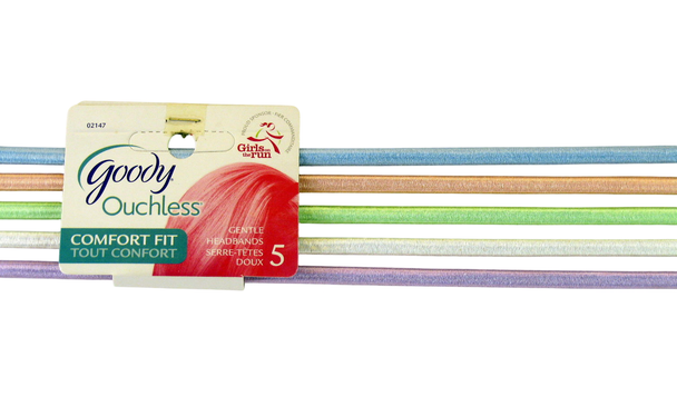 Goody Ouchless Comfort Fit Head Bands - 5 Pcs.