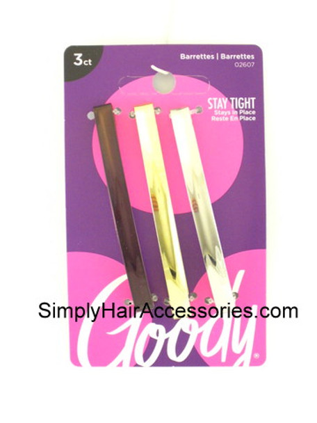 Goody Camile Metal Domed Staytight Hair Barrettes