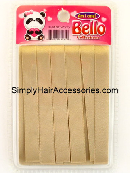 Bello Girls Beige Hair Ribbons