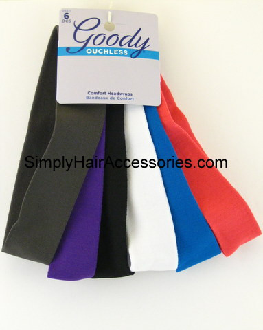 Goody Ouchless Head Wraps - 6 Pcs.