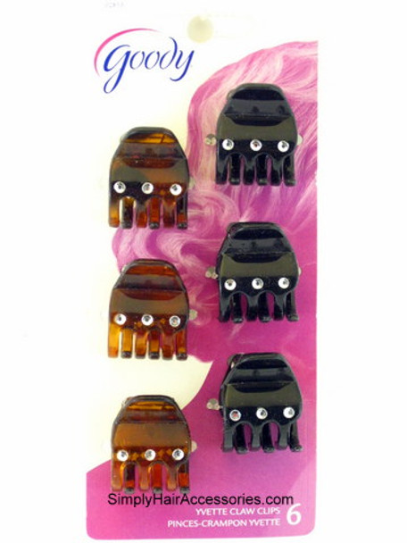 Goody Yvette Claw Clips - 6 Pcs.