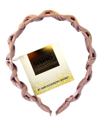 Scunci Twisted Fabric Lavender Head Band - 1 Pc.