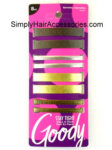Goody Toni Metal Hair Barrettes - 8 Pcs.