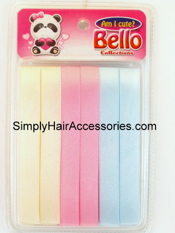 Eden Girls Hair Ribbons - Shades of Pink - 6 Pcs.