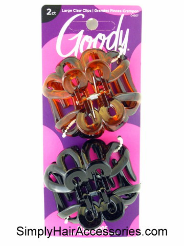 Goody Chrissie Lily Petal Claw Hair Clips - 2 Pcs.