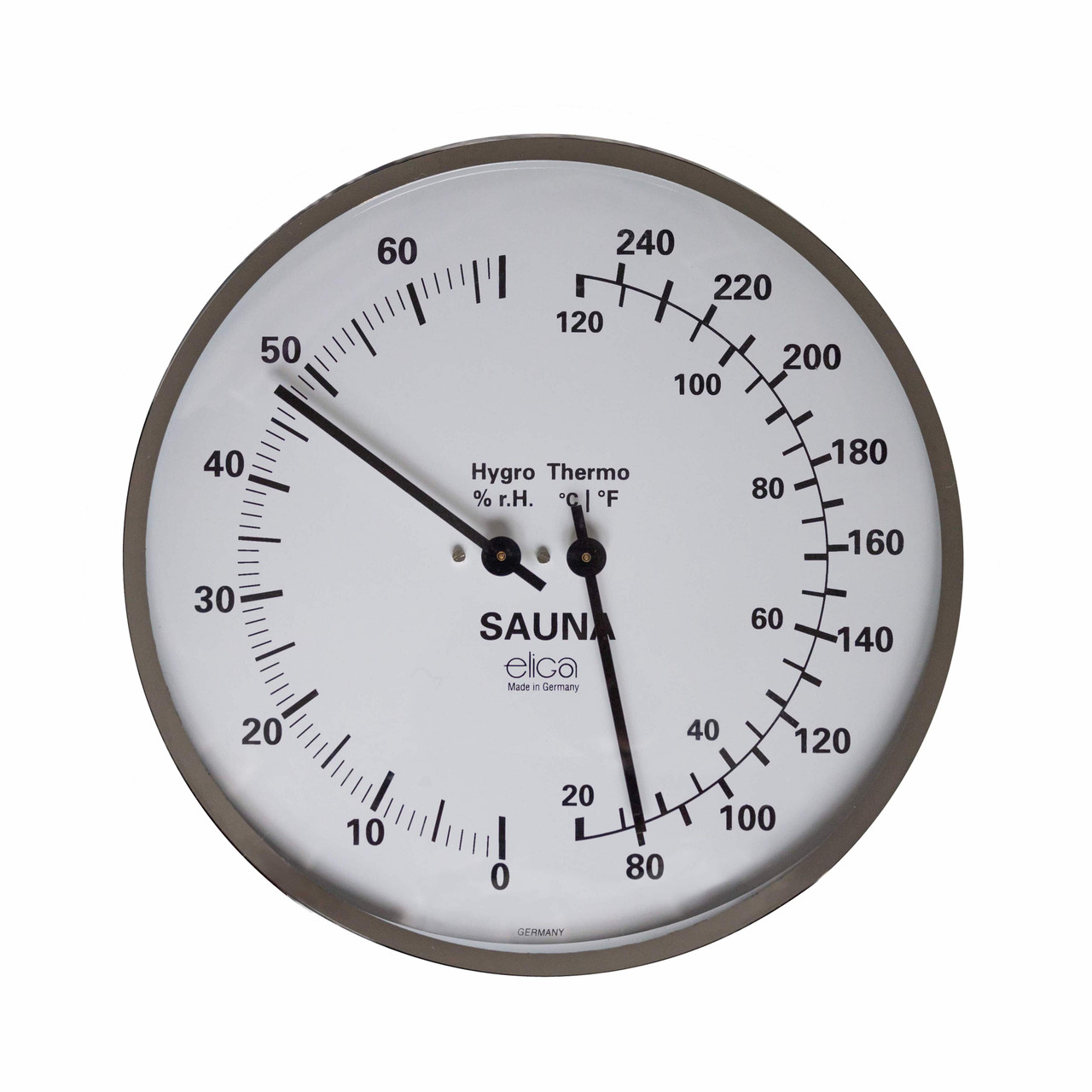 6” Brass Dial Thermo Hygrometer - Thermco Products