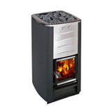 Redwood Outdoors - We offer wood burning stoves to heat our outdoor barrel saunas. This stove come with a large rock hopper and can be used for a wet or dry sauna.