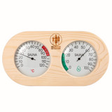 Wooden Thermometer/Hygrometer Combo