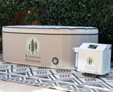 The Redwood Outdoors Cold Plunge Tub is a specially designed Tub to be filled with cold water and is perfect for use after a Hot Sauna or a Hot Tub. This tub is also the perfect choice for anyone who wants to enjoy all the benefits of cold therapy and make plunging part of their daily routine!