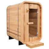Thermowood Mini-Cube Sauna - Fire & Ice
