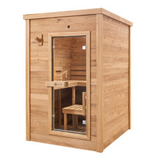 Classic, compact, indoor sauna, perfect for small indoor spaces. Place in your bedroom or bathroom and wind down with a relaxing sauna after a long day. Easy assembly and beautiful aesthetic.