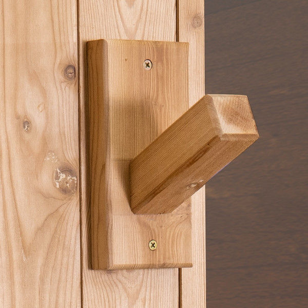 Sauna Peg Rack in Cedar Wood - 3 variations