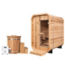 Our most compact sauna, perfect for urban backyards or couples who want an intimate experience. Simple elegant design and quick easy assembly. Create your urban oasis today.