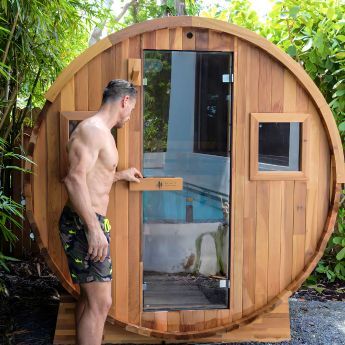 8 Person Barrel Sauna