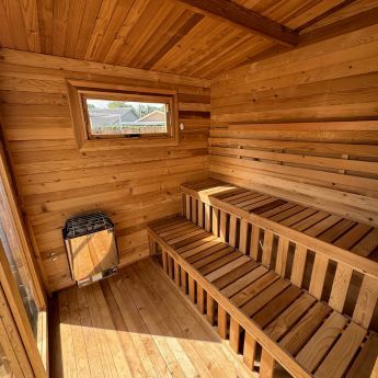 traditional family sized sauna