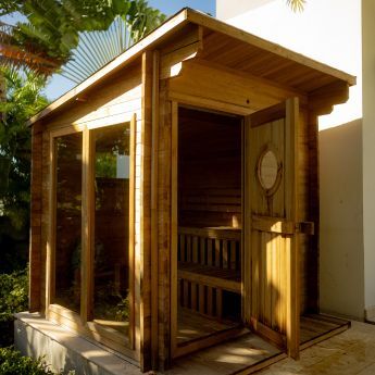 8 person outdoor traditional sauna