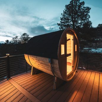 Outdoor 6 person sauna