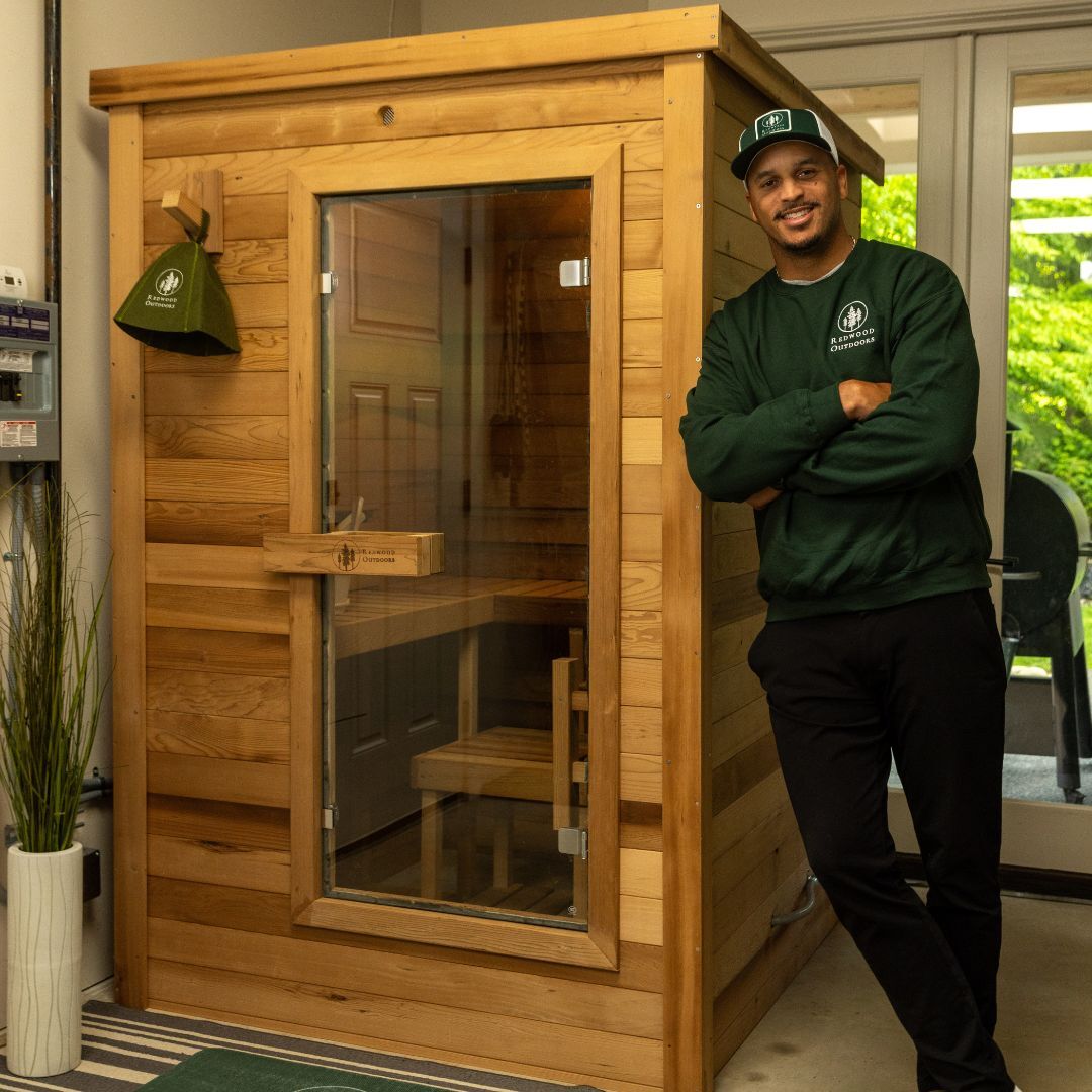 Indoor 3 person sauna