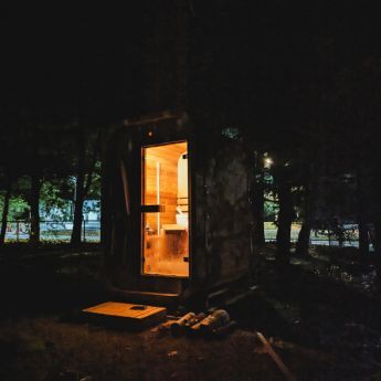 2 person backyard traditional sauna