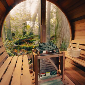 panorama barrel sauna