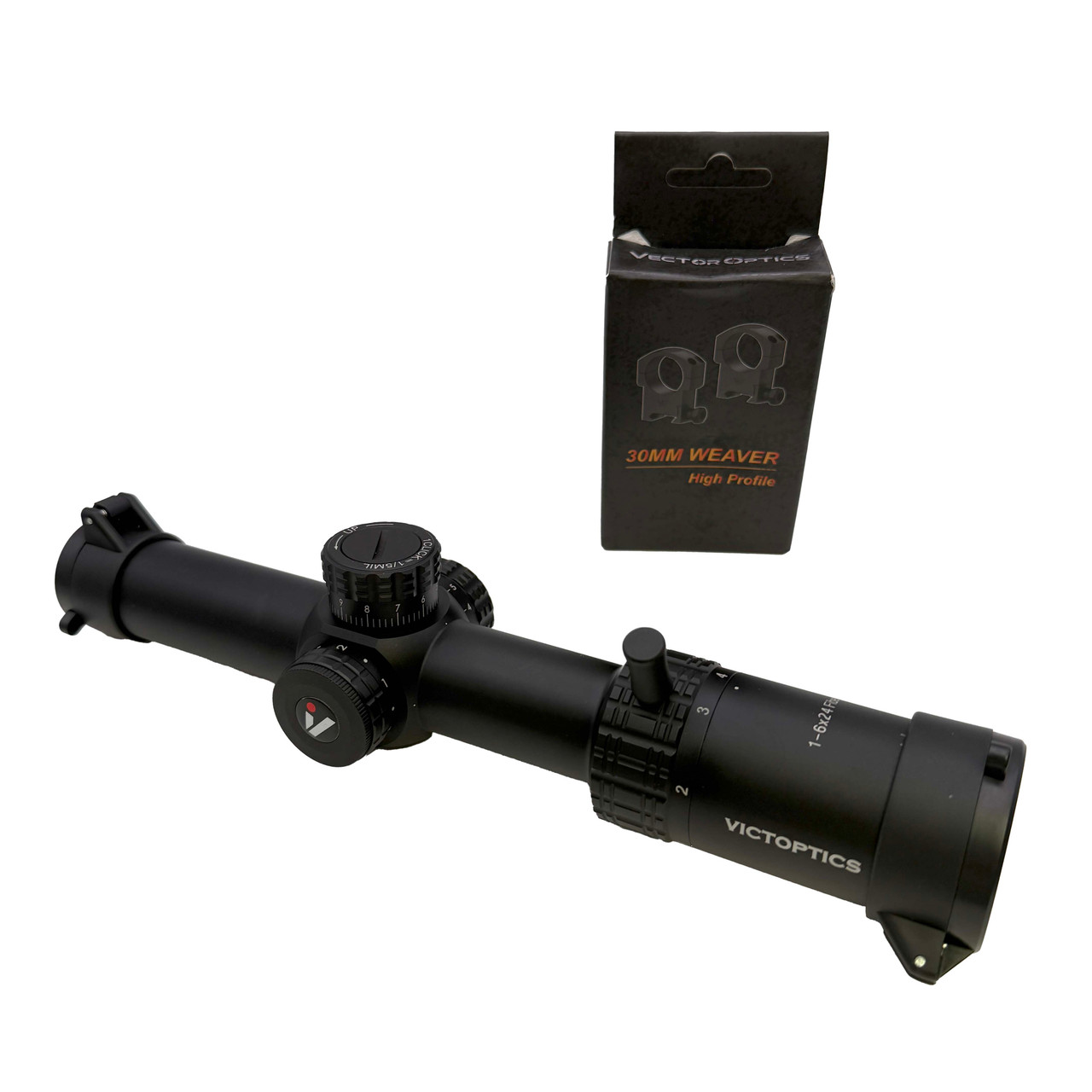 Victoptics S6 1-6×24 LPVO VictOptics S6 1-6x24i Fiber Illuminated SFP LPVO Scope (OPSL33)
