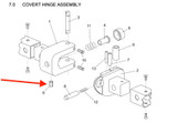 Accuracy International Covert Hinge Set Screw – AW, AT & AX – AI Part No. 1176