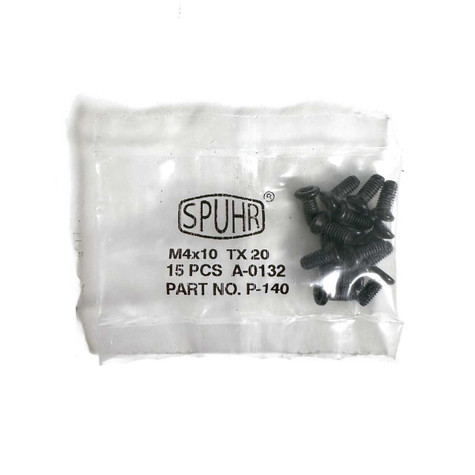 Spuhr Ring Screws – 15 Pack (M4x10 Torx 20) – P/N P-140 - New. - Shooting Accessories - SPUHR - New - G-TEN