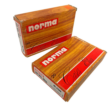 Norma .300 Winchester Magnum Brass Cases – 35 New Unfired Cases – 2 Boxes – As New