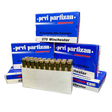PPU 270 Winchester 150gr SP - Box of 20 - Contact to Purchase Ammunition PPU G-TEN