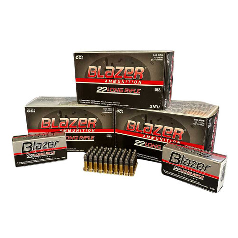 CCI Blazer .22LR Ammunition - Box of 50 - In Stock - Contact to purchase Ammunition cci blazer G-TEN