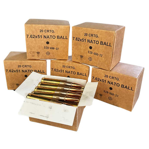 GGG 7.62x51 147gr FMJ - Box of 20 - In Stock - Contact to purchase - Ammunition - ggg - New - G-TEN