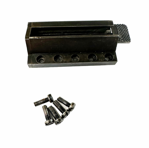 SMLE Scope Mount designed specifically for a Periscopic Prism Co. (PPCo) scope. This mount is compatible with the Lee-Enfield SMLE rifle, providing a sturdy platform for mounting the PPCo scope. It features a durable construction and precise fittings to ensure proper alignment and stability. Ideal for historical firearm enthusiasts and collectors seeking to outfit their SMLE rifle with an authentic period-correct scope setup.
